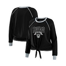 Officially Licensed NFL WEAR by Erin Andrews Tie-Front Long Sleeve Top