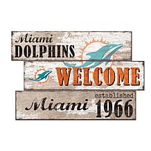 Officially Licensed NFL Miami Dolphins 19 x 30 Rug w/Vintage Logo