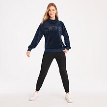 Dallas Cowboys Women's Delilah Crop Pullover Hoodie