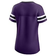 Officially Licensed NFL Women's Original Lace-Up T-Shirt, Ravens