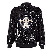 Officially Licensed NFL Women's Sequin Jacket from Fabgating by Cucé
