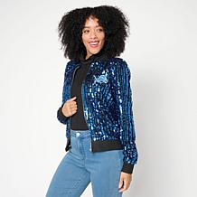Officially Licensed NFL Women's Sequin Jacket from Fabgating by Cucé