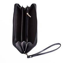 Officially Licensed NFL Zip Organizer Wallet - Pittsburgh Steelers