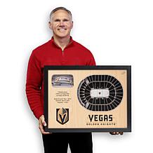Officially Licensed NHL 25-Layer 3-D Wall Art - Vegas Golden Knights
