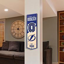 Officially Licensed NHL 6 x 19 3D Stadium Banner - Tampa Bay Lightning