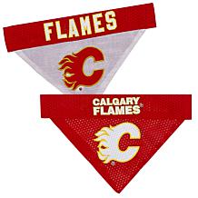 Officially Licensed NHL PetsFirst Calgary Flames Reversible Bandana