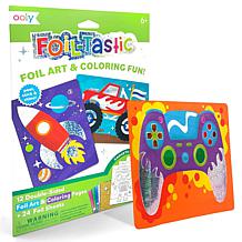 Ooly Foil Art Kit with 12 Double-Sided Pages and 24 Foil Sheets
