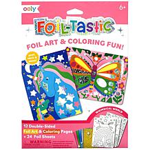 OOLY Foil-tastic Foil Art and Coloring Set Whimsical World