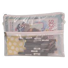 Organized Option Perfect Pouches Double-Pocket Storage Bag