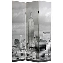Oriental Furniture New York Scenes 3-Panel Divider