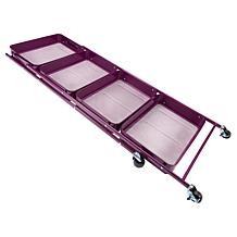 Origami 4-Tier Rolling Cart with Wheels