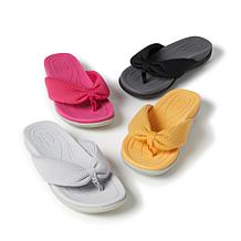 Original Comfort Footwear by Dearfoams Washable Thong Sandals - Olivia