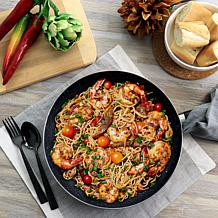 Oster Luneta 11.5" Aluminum Nonstick Frying Pan in Teal