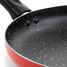 Oster Luneta 11.5" Aluminum Nonstick Frying Pan - Red