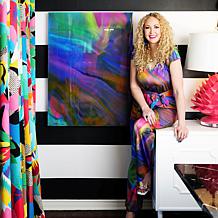 othrwis by Alana Kay Knit Cap-Sleeve Jumpsuit with Tie Belt