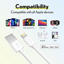 Overtime Apple MFi-Certified 6' & 10' Lightning to USB Cables