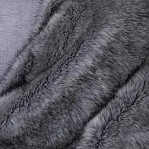 Pardon My Fro 50" x 60" Mahogany Black Faux Fur Throw