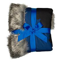 Pardon My Fro 50" x 60" Onyx Faux Fur Throw