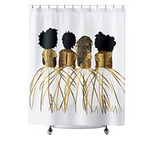 Concierge Collection Shower Curtain Liner with Storage Pockets