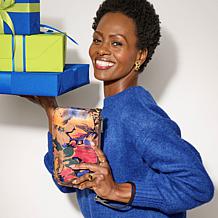 Patricia Nash Laurina Leather Crossbody with Wristlet Strap