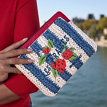 Patricia Nash Les Fraises Woven Wristlet