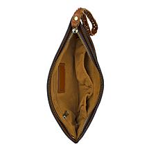 Patricia Nash Mailee Leather Pouch with RFID Protection