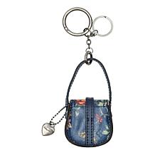Patricia Nash Micro Barcelona Bag Leather Key Chain