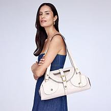 Patricia Nash Milania Convertible Leather Satchel