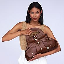 Patricia Nash Milania Convertible Leather Satchel