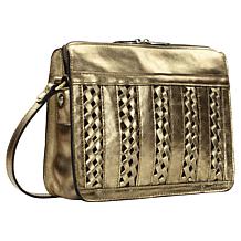 Patricia Nash Nazaire Leather Top Zipper Crossbody