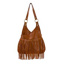 Patricia Nash Pienza Leather Fringe Satchel