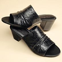 Patricia Nash Poema Leather Heel Sandal