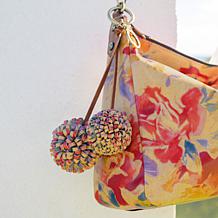 Patricia Nash Pom Pom Key Fob