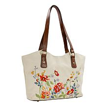 Patricia Nash Rhea Tote with Mini Cassini Wristlet Hangoff