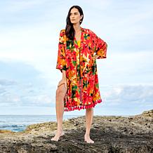 Patricia Nash Ruana with Tassels