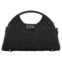 Patricia Nash Sarakino Straw Handbag with Scarf