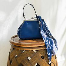 Patricia Nash Tabby Frame Bag w/Scarf