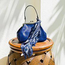 Patricia Nash Tabby Frame Bag w/Scarf