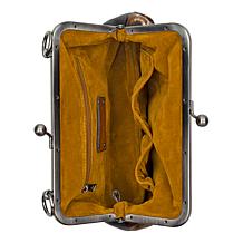 Patricia Nash Vione Cavalino Haircalf Leather Frame Bag