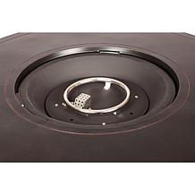 Perissa Woven Round Aluminum LPG Fire Pit