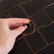 Perissa Woven Round Aluminum LPG Fire Pit