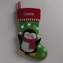 Personalized Twinkling LED Stocking
