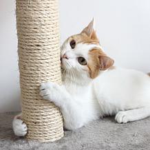 Pet Adobe 19.25" Cat Tree with 3 Sisal Rope Scratching Posts, Gray