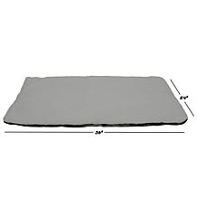 Pet Adobe 36" x 24" Self-Warming Thermal Dog Bed Gray