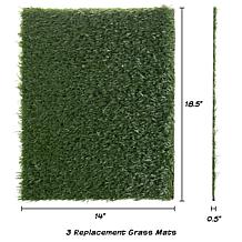 Pet Adobe Artificial Grass Replacement Mats 18.5" x 14"