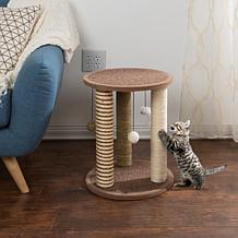 Pet Adobe Cat Scratching Post, Toys, and Play Area