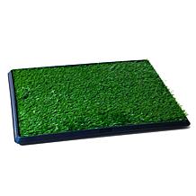 Pet Adobe Puppy Faux Grass Potty Trainer Mat - Small