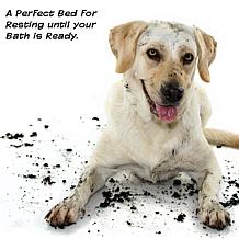 Pet Adobe Waterproof Dog Crate Pet Bed 38.75" x 25" Navy