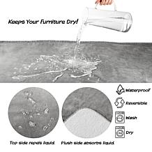 Pet Adobe Waterproof Pet Blanket and Furniture Protector, Gray (60x70)