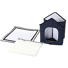 Pet Life Hush Puppy Electric Heating & Cooling Collapsible Pet House